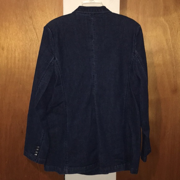 💙NWT Ralph Lauren Denim Double Breasted Blazer - Picture 7 of 11